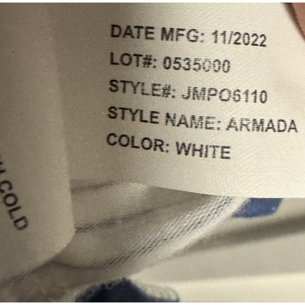 Johnnie-O Mens Extra Large Hangin' Out Blue Stripe Tube Float Armada Polo Shirt - Picture 7 of 12